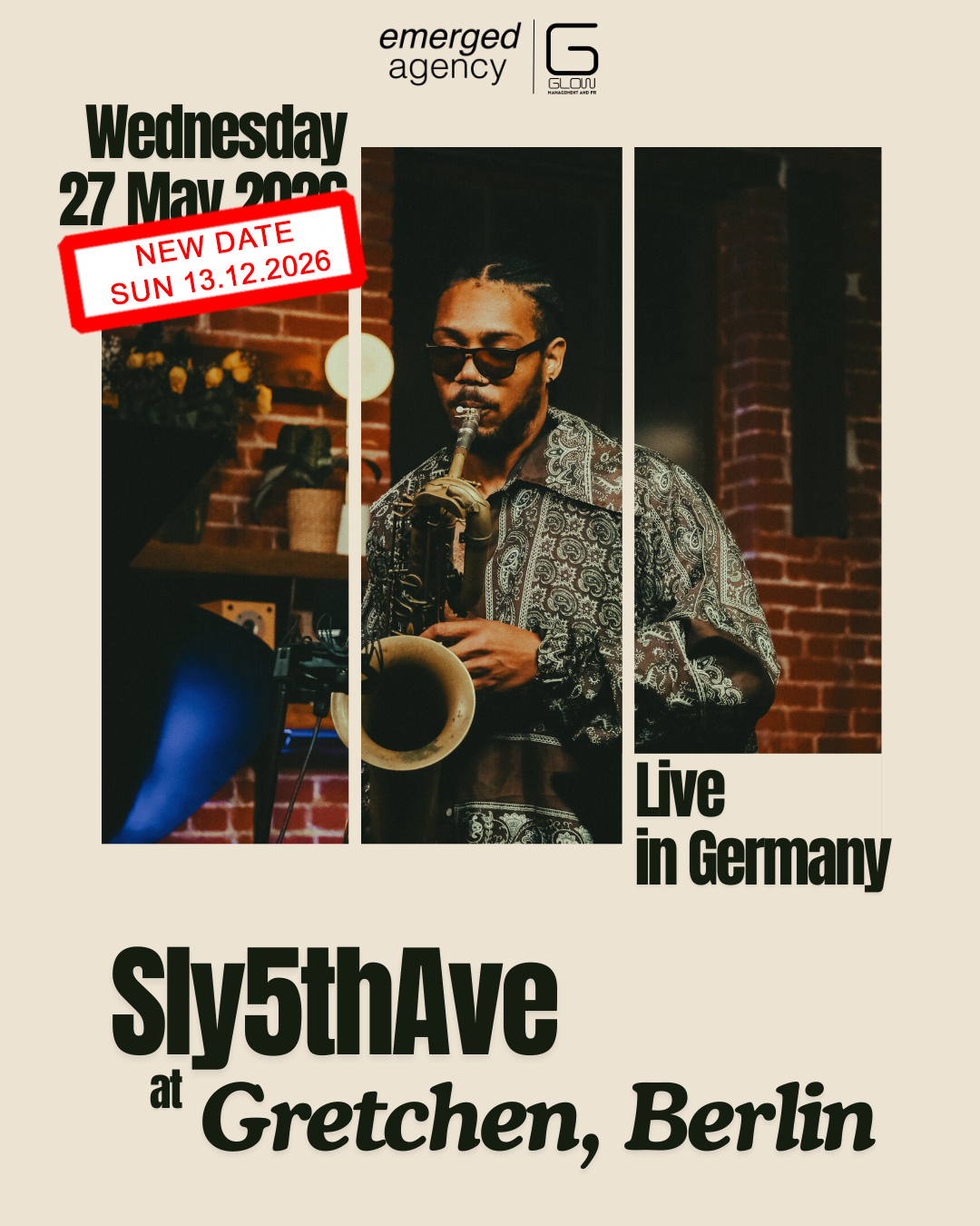 [POSTPONED] Sly5thAve *live
