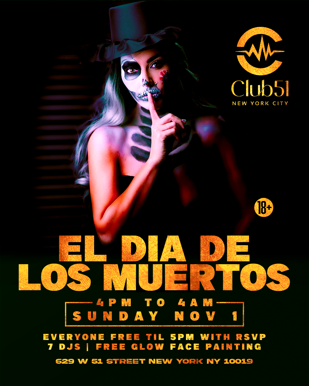 El Dia De Los Muertos Party | 18+