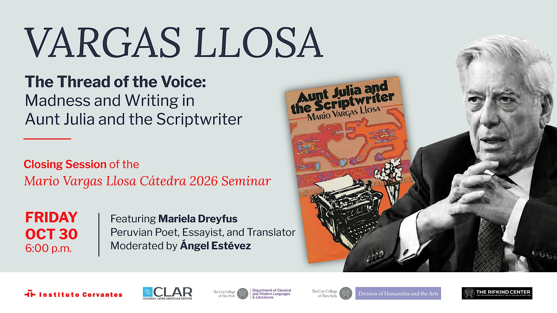 Mario Vargas Llosa Cátedra 2026 - Closing Session