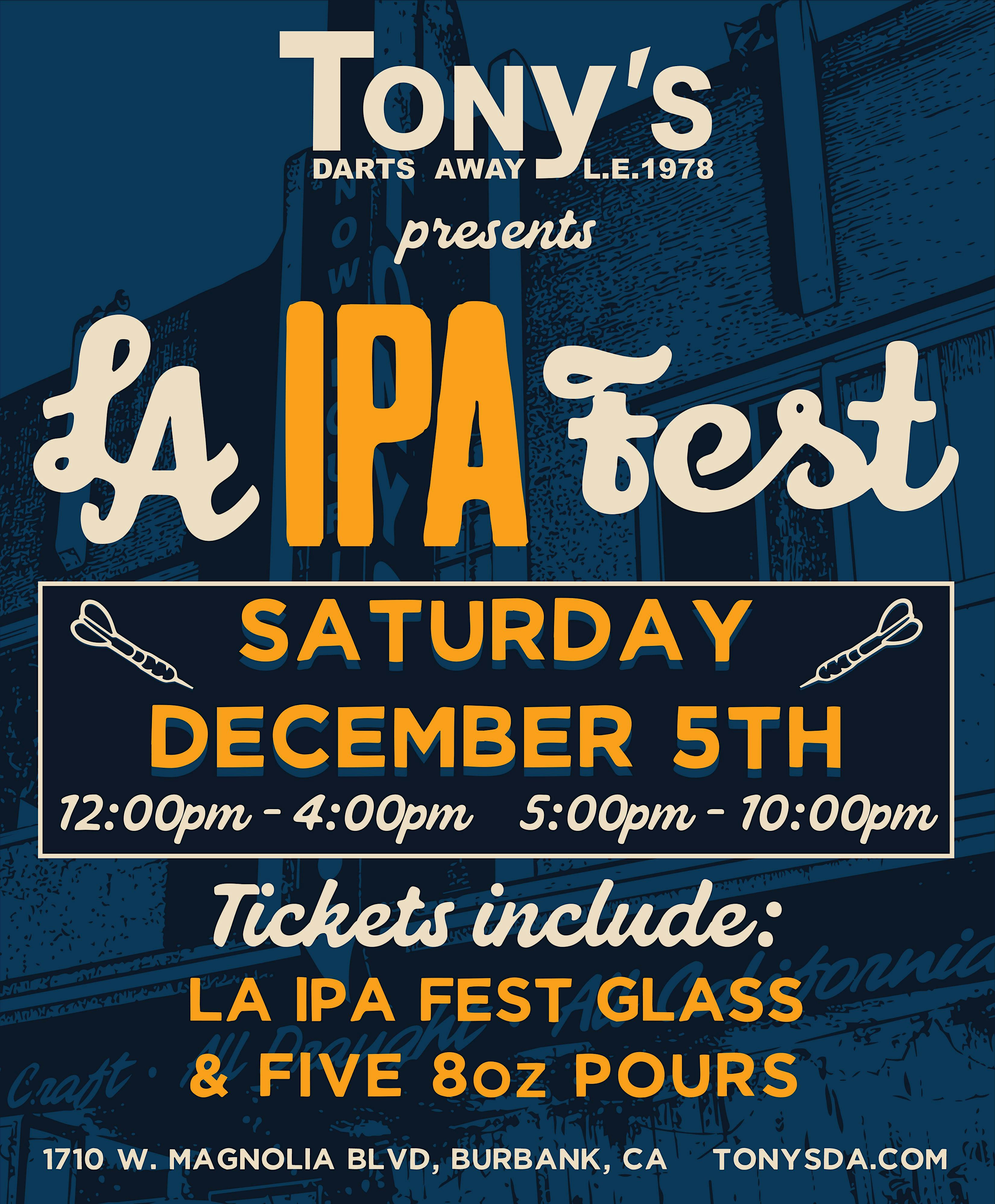 LA IPA Festival (12th annual!) (21+)