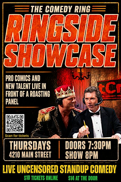 Ringside Showcase — Vancouver Stand-Up Comedy | Thursdays Main St