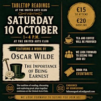 Tabletop Readings: Oscar Wilde