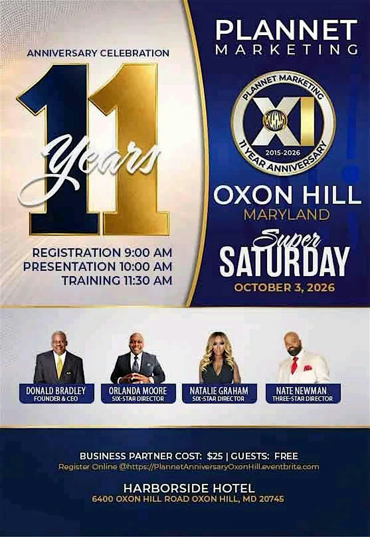 PlanNet Marketing 11- Year Anniversary - Oxon Hill, MD