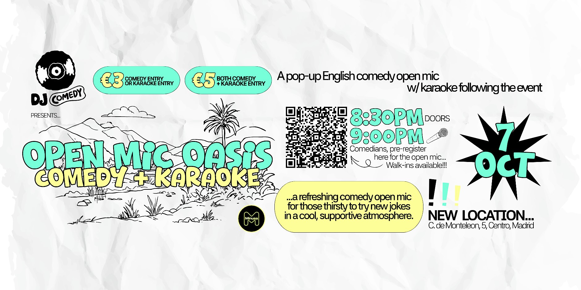 Open Mic Oasis - Comedy + Karaoke