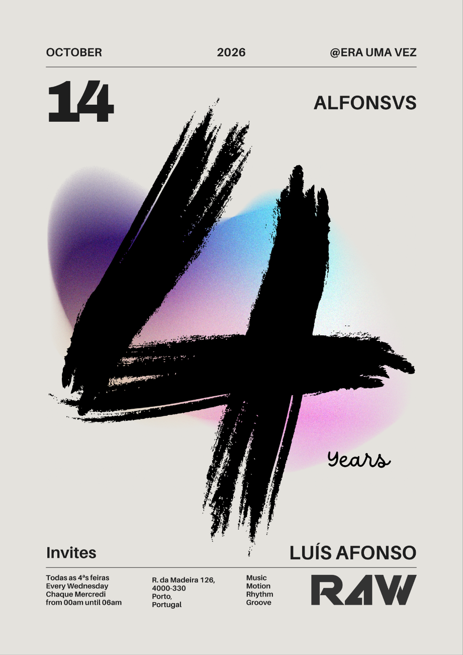 4th Anniversary Alfonsvs Invites Luis Afonso