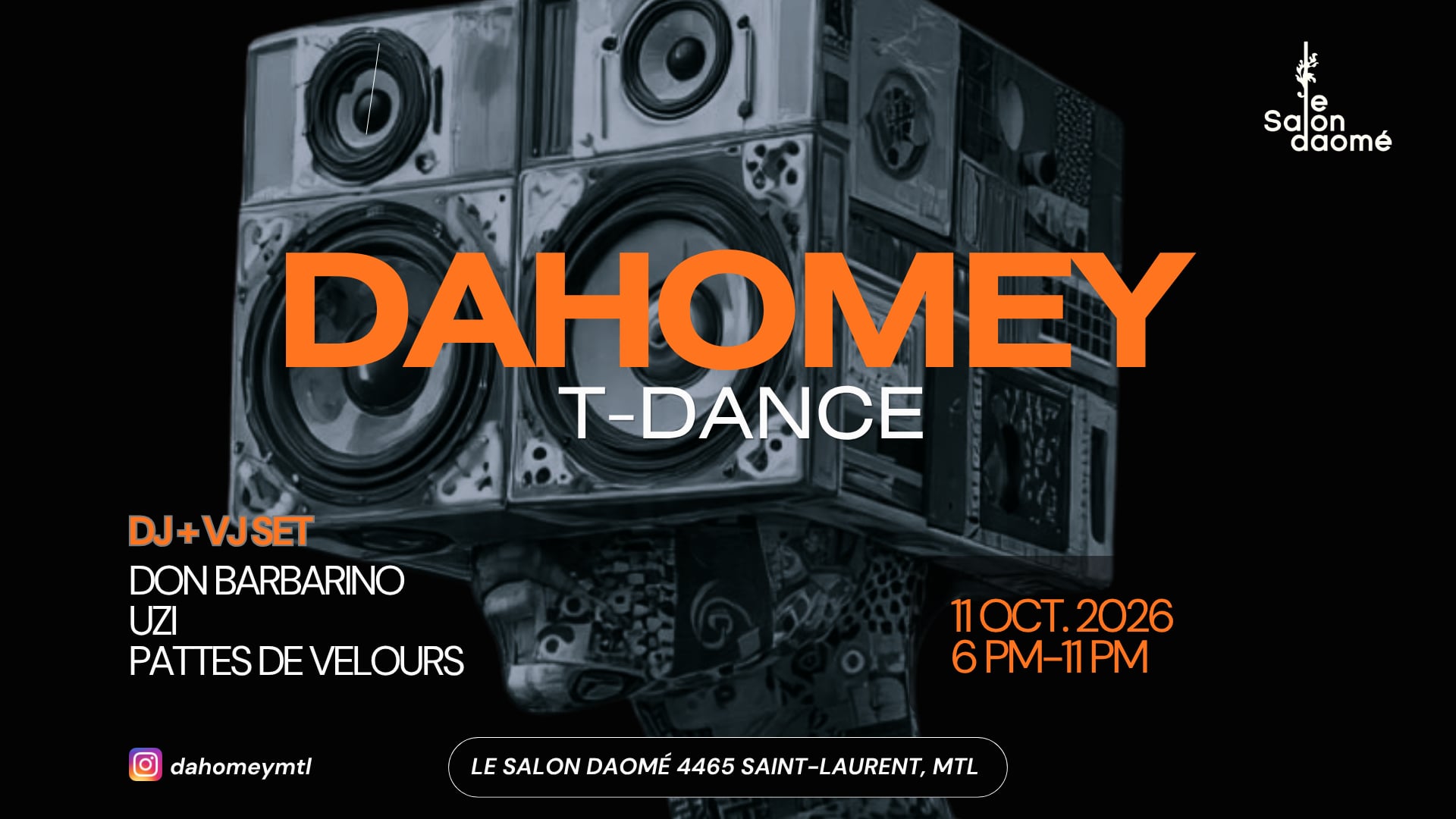 Dahomey T-Dance - Don Barbarino, Uzi, Pattes de Velour
