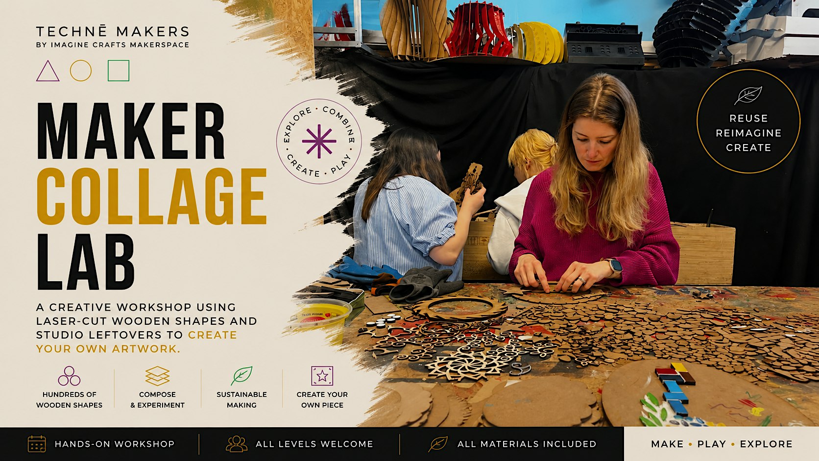 Maker Collage Lab — An Upcycling Experiment