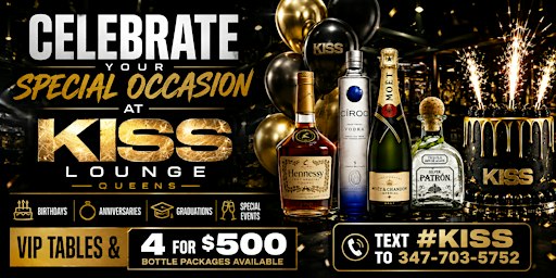 FRIDAY AND SATURDAYS AT KISS LOUNGE QUEENS