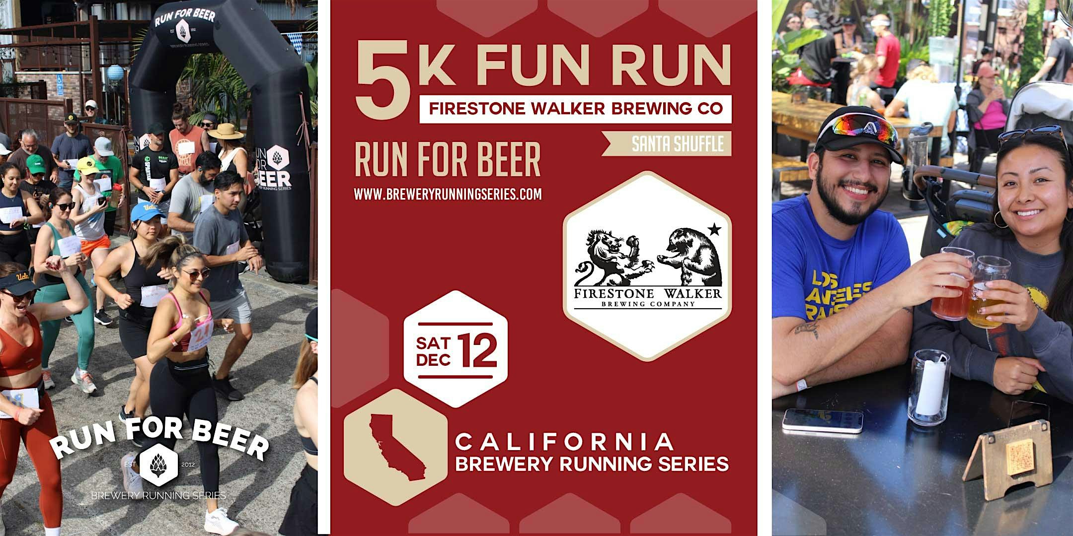 5k Santa Shuffle x Firestone Walker | 2026 CA Brewery Running Series
