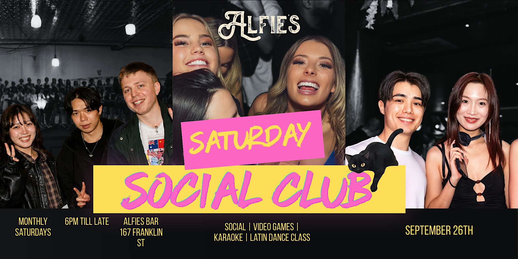 Saturday Night Social Club at Alfie's bar