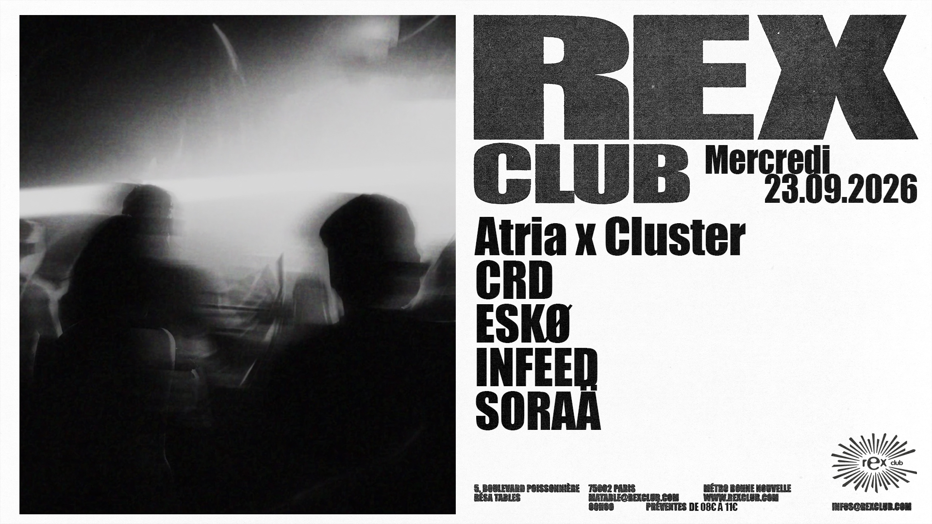 Atria x Cluster: Crd, Eskø, Infeed, Soraä