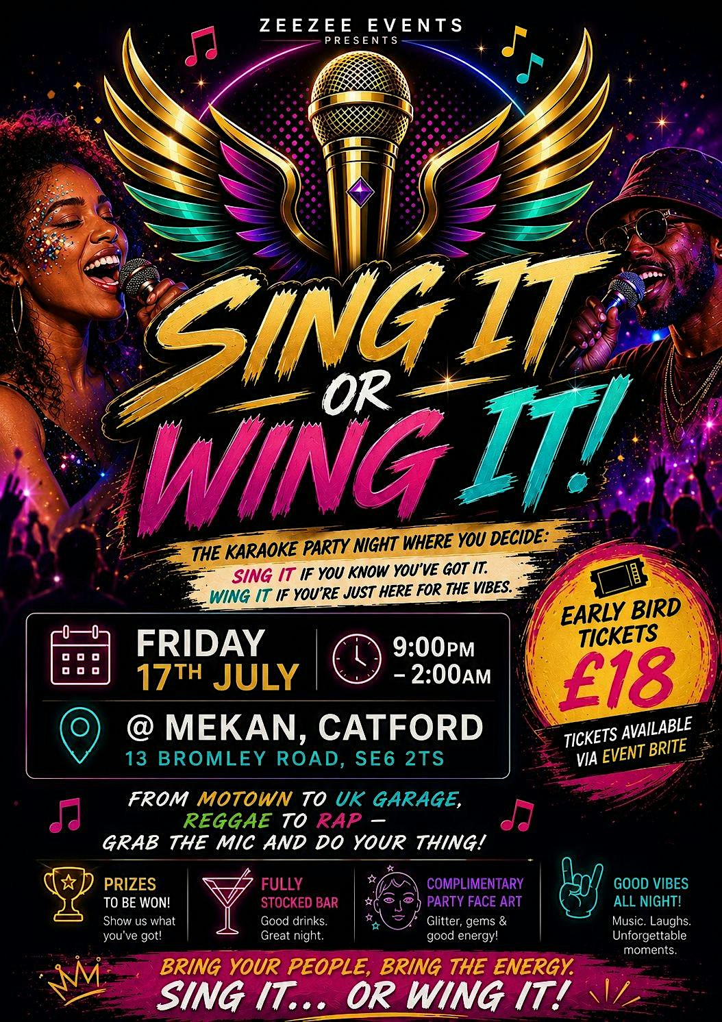 Sing it or Wing it!
