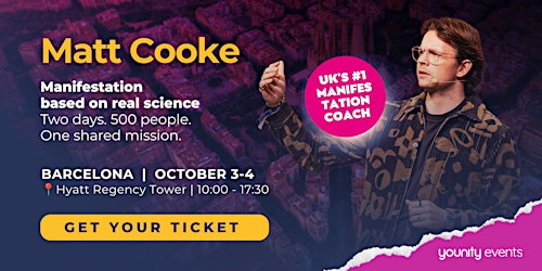 Matt Cooke in Barcelona · 2-Day Immersive Manifestation Event