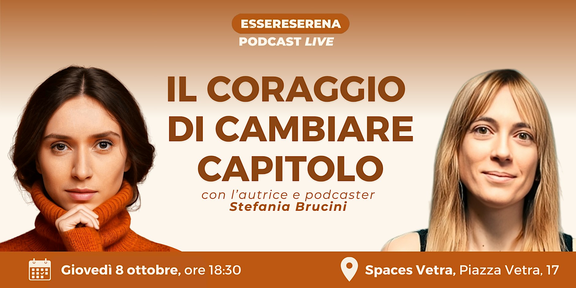 Essere Serena Podcast Live | Il coraggio di cambiare capitolo