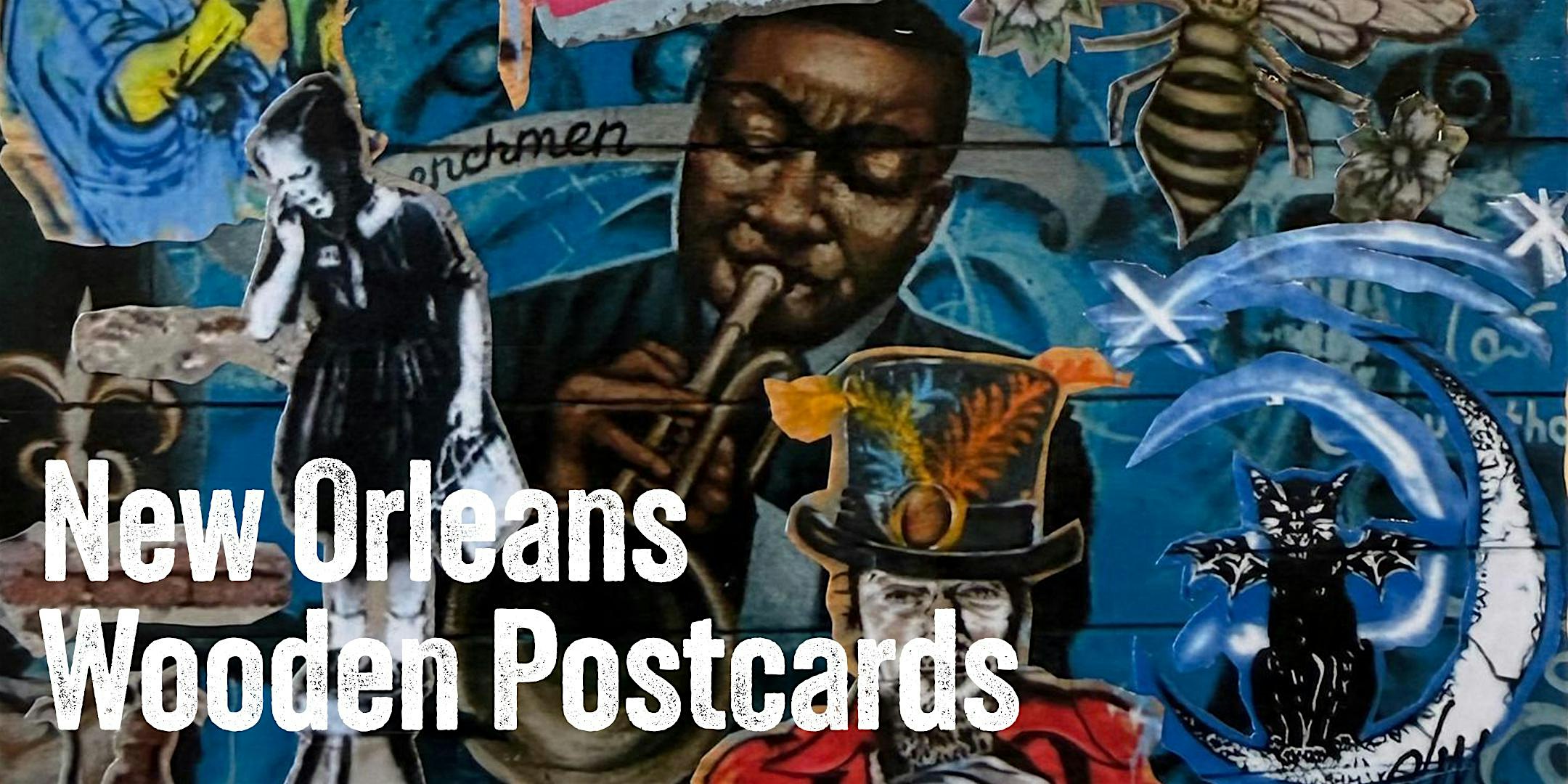 New Orleans Wooden Postcards