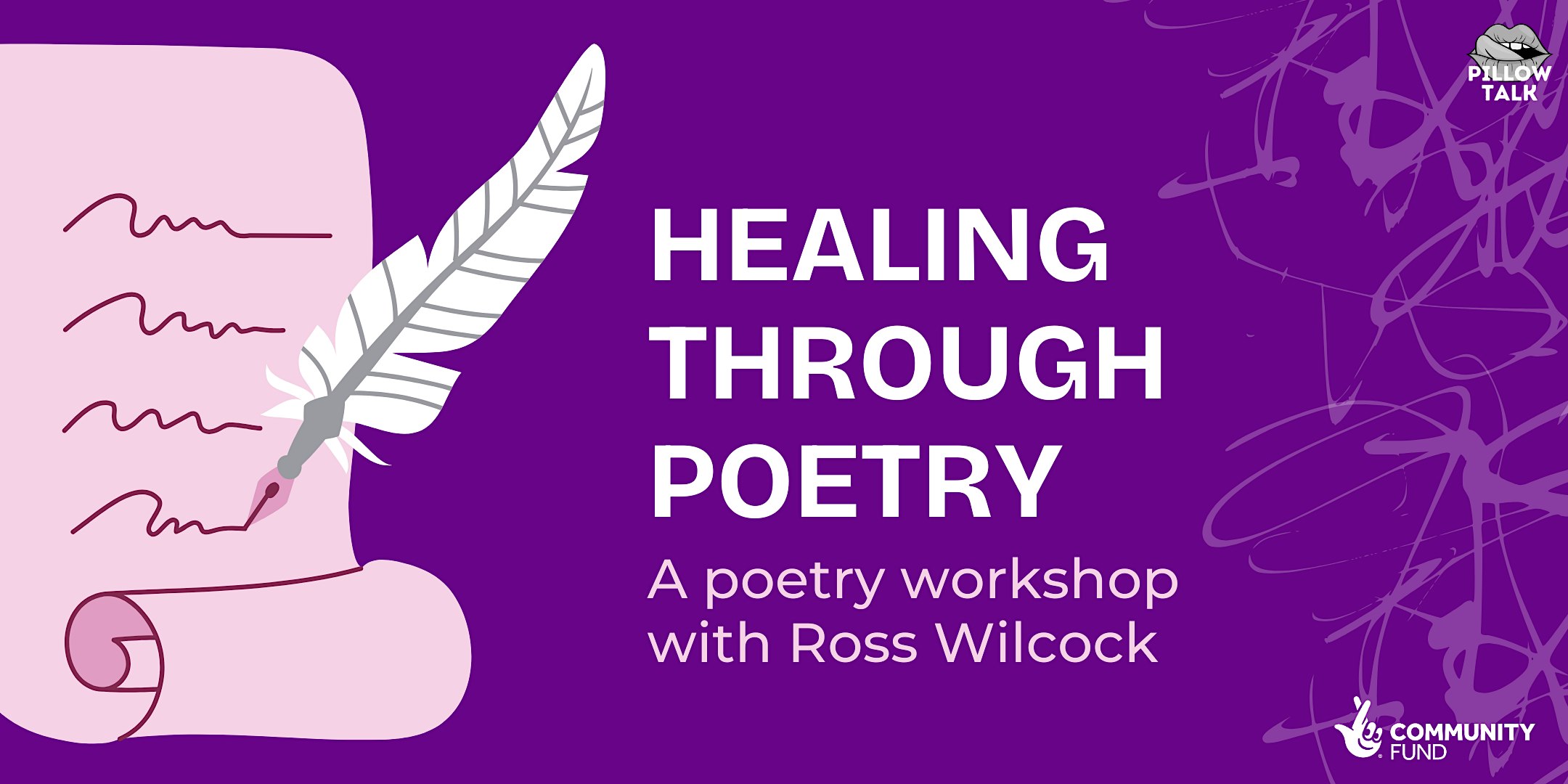 Healing through poetry: A workshop for beginners with Ross Wilcock