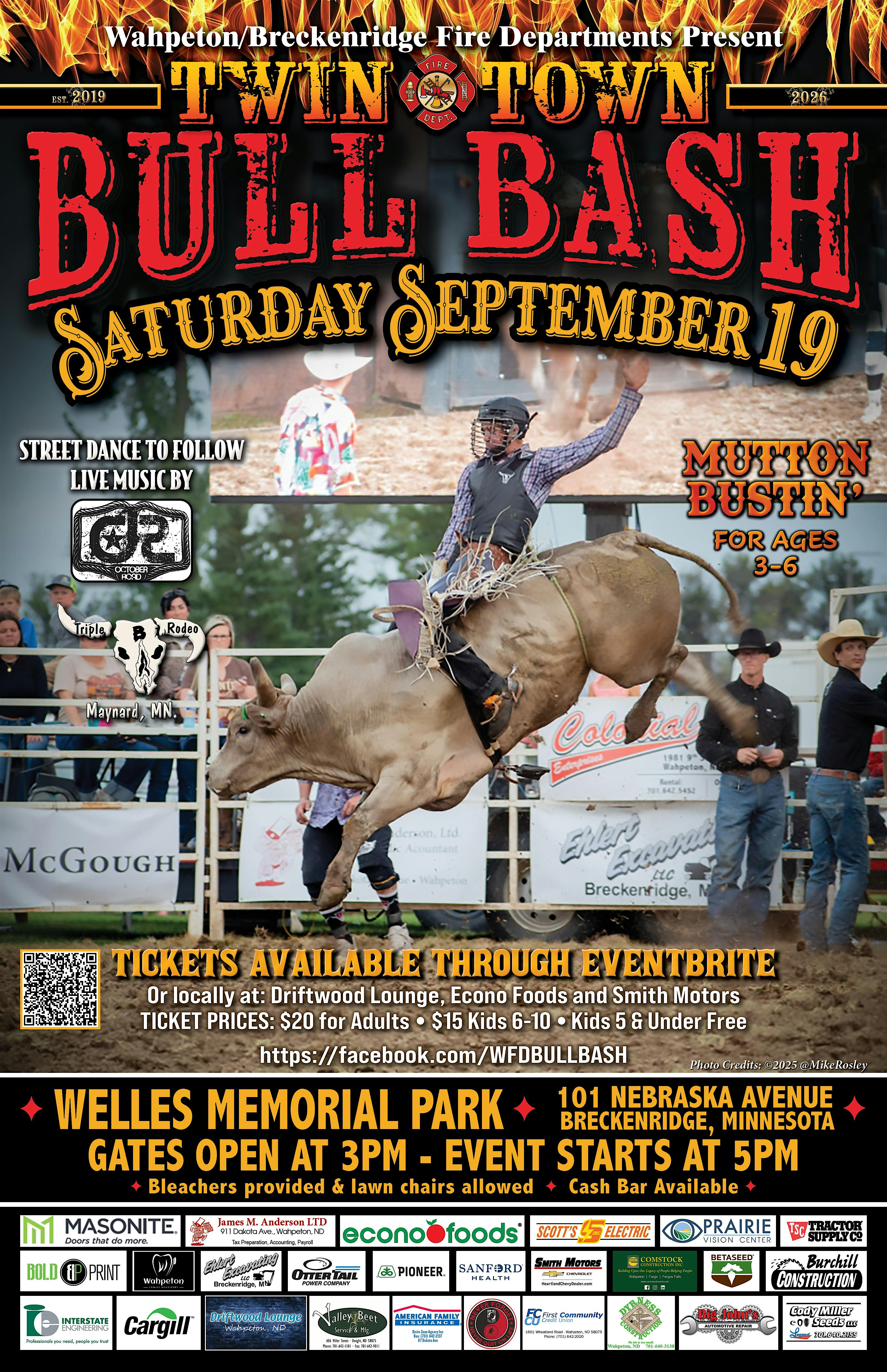 WFD / BFD Twin Town Bull Bash 2026