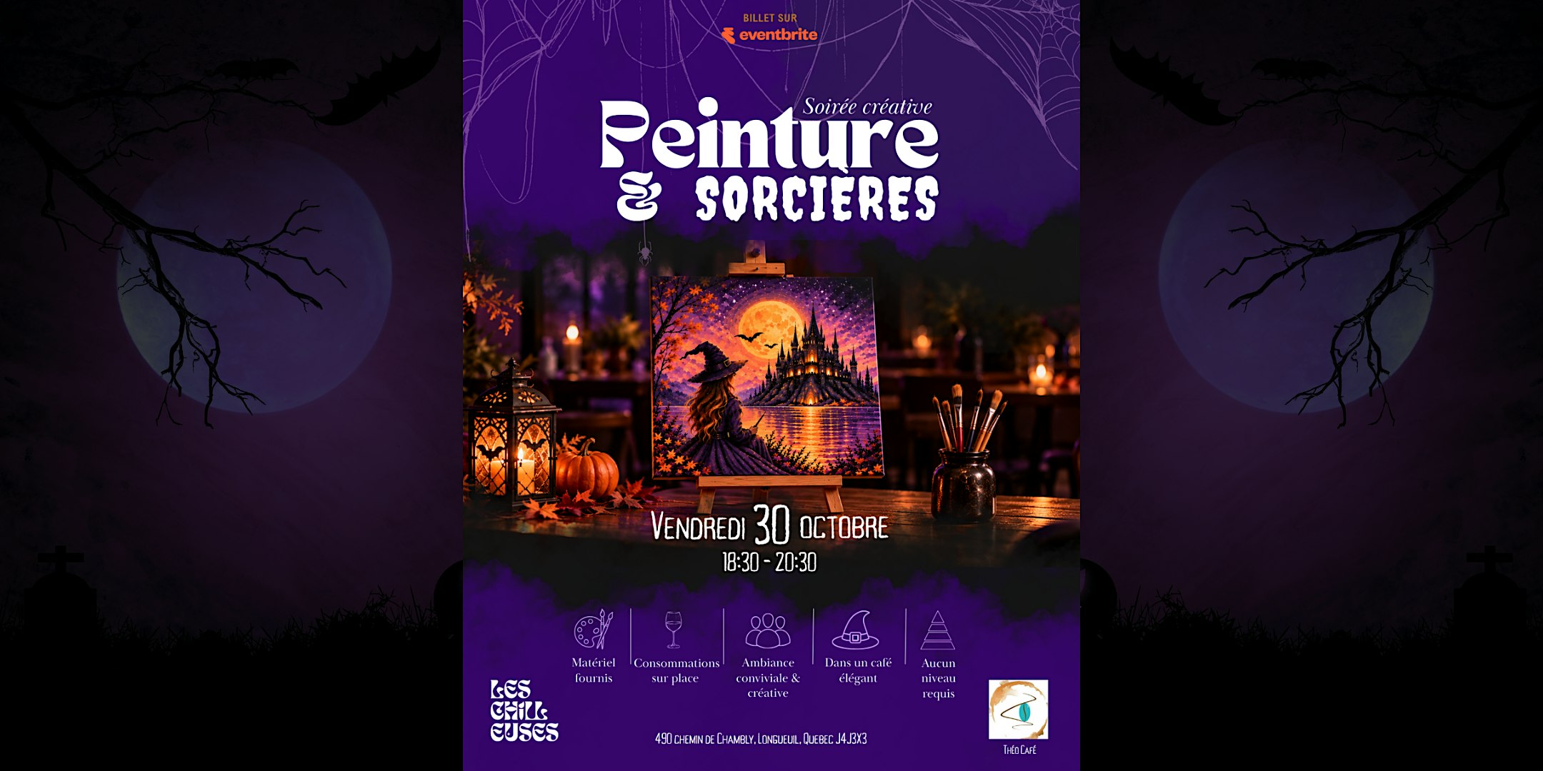 Peinture & Sorcières ‍| Soirée créative spéciale Halloween