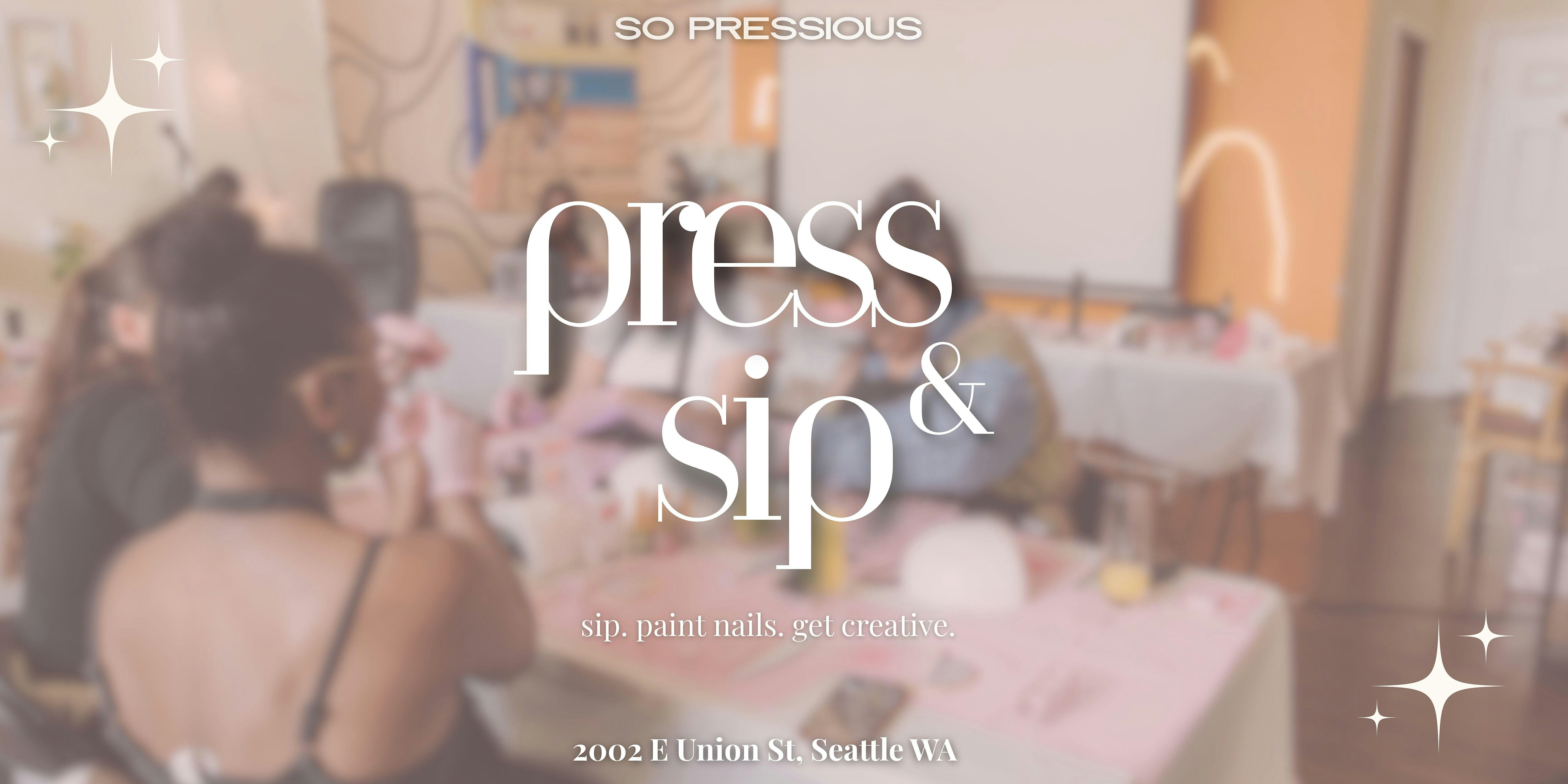 A Spooky Press & Sip: A Halloween Press-On Nail Experience