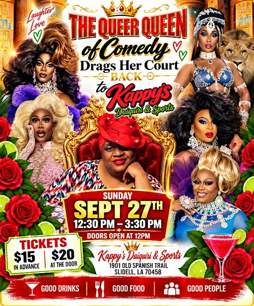 The Queer Queen of Comedy and Her Drag Court comes to KAPPYS