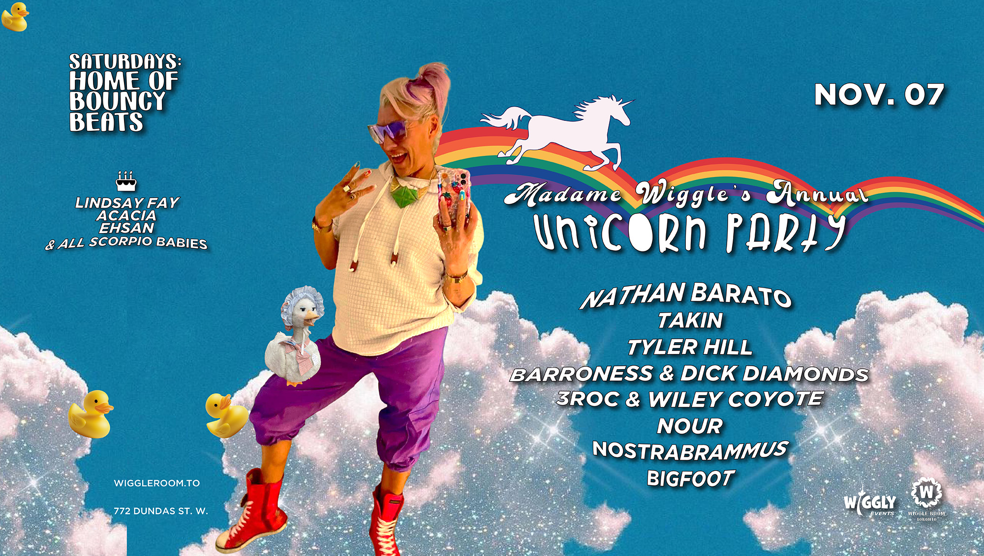 Madam Wiggle's Annual Unicorn Party