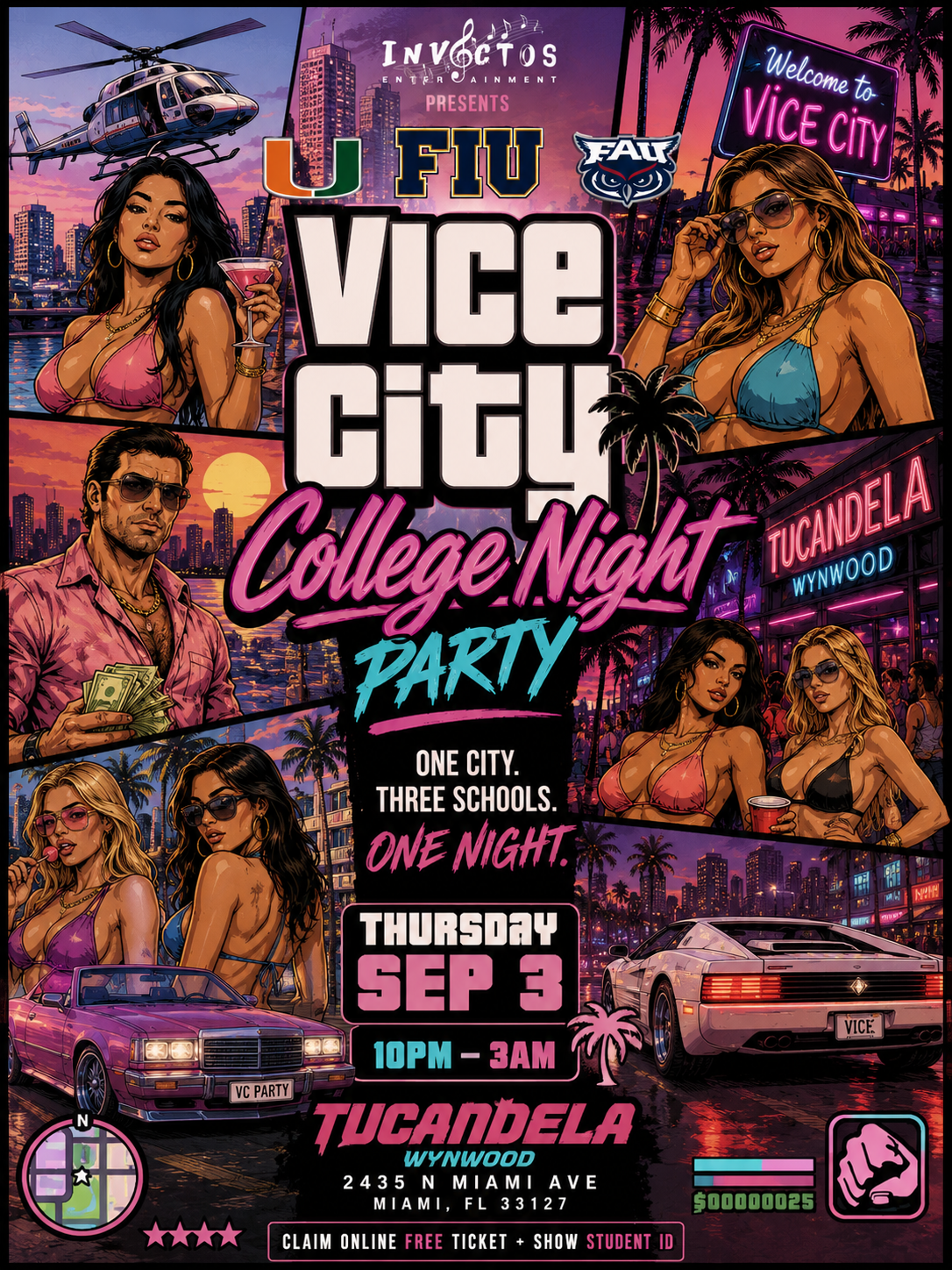 Vice City College Night