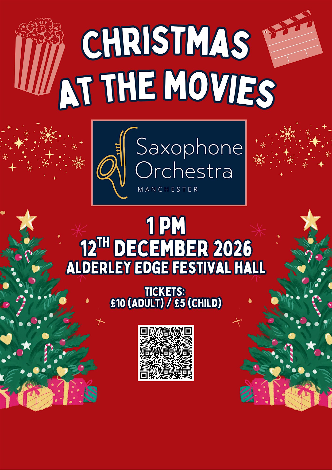"Christmas at the Movies" with the Saxophone Orchestra Manchester