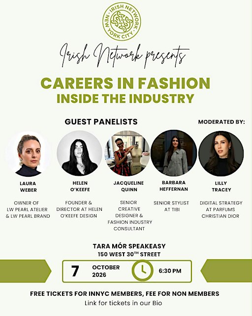 Irish Network NYC presents Careers in Fashion