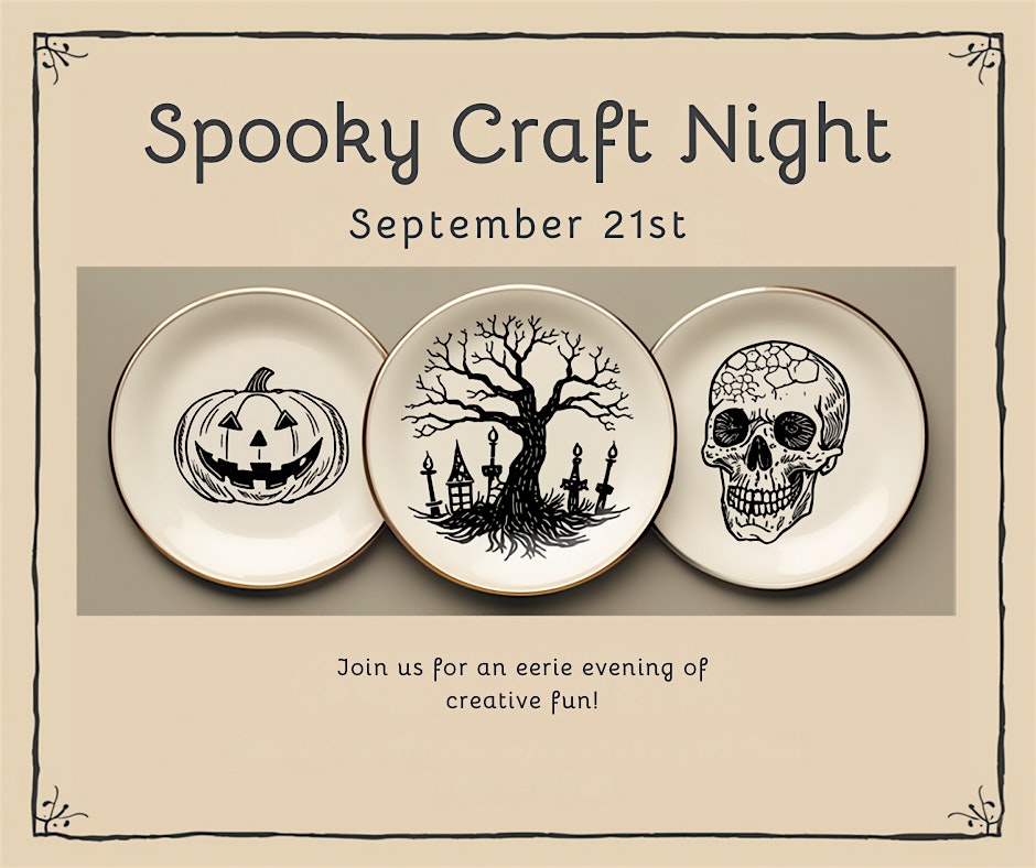 Halloween craft night at Mcmennimans