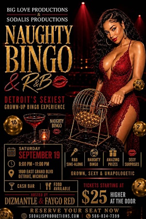 Naughty R & B Bingo