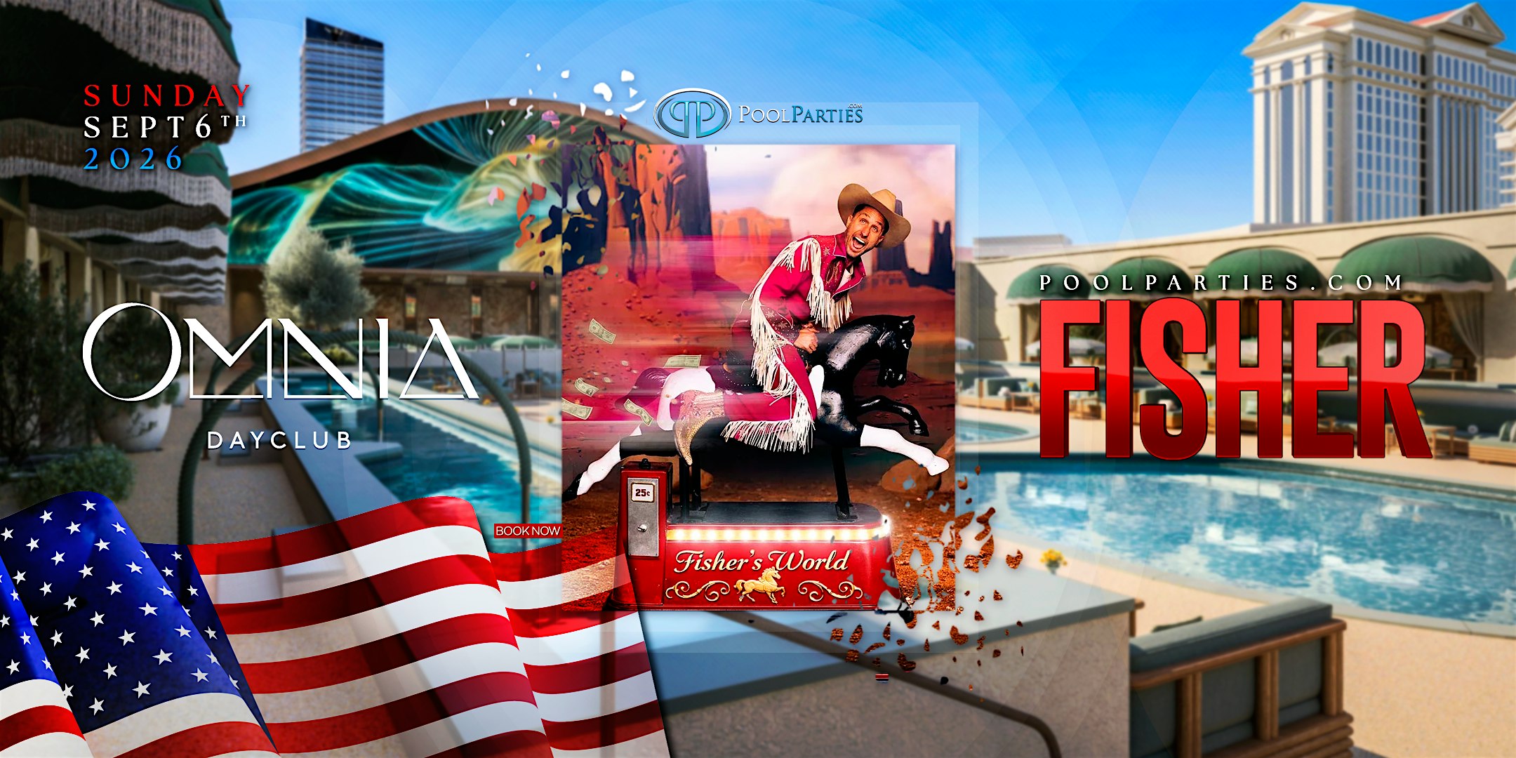 Fisher | OMNIA Dayclub | Labor Day Sunday Pool Party Vegas