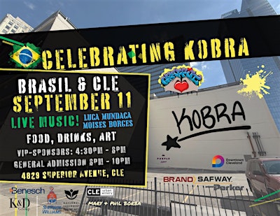 Brasil & CLE:  Celebrating Kobra!