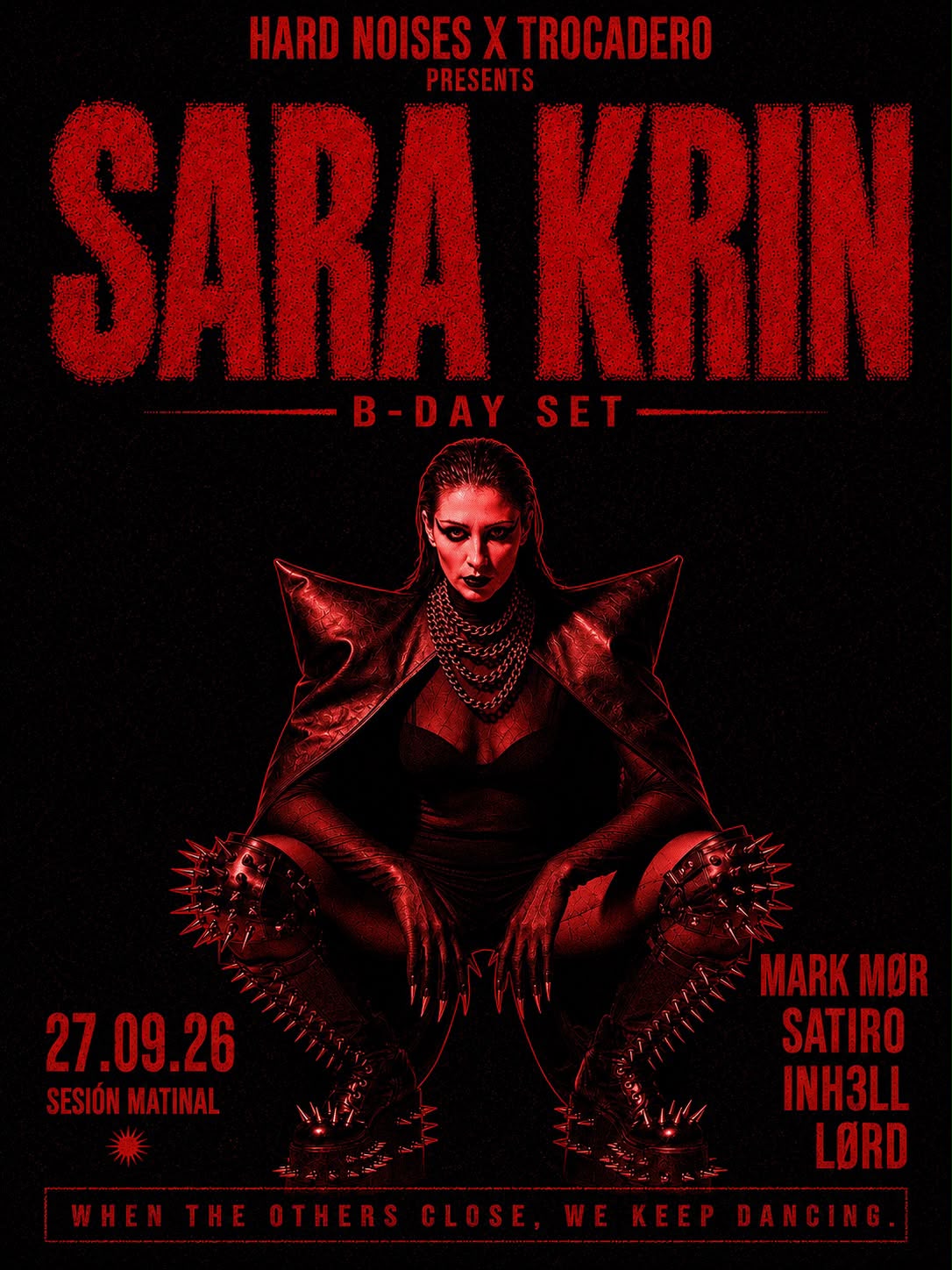 Hard noises x Trocadero- SARA KRIN b-day 