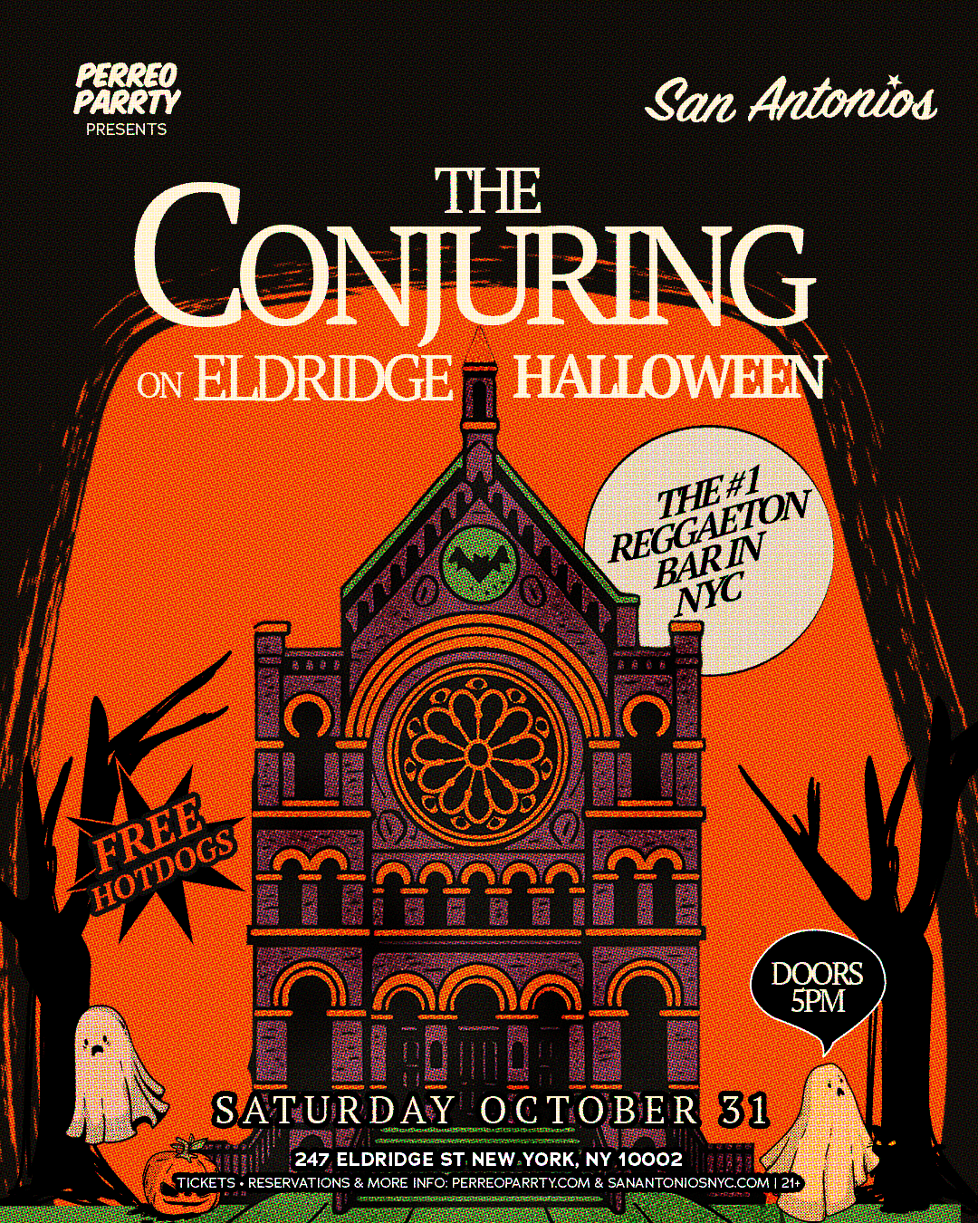 The Conjuring On Eldridge Halloween Parrty Reggaeton Bar