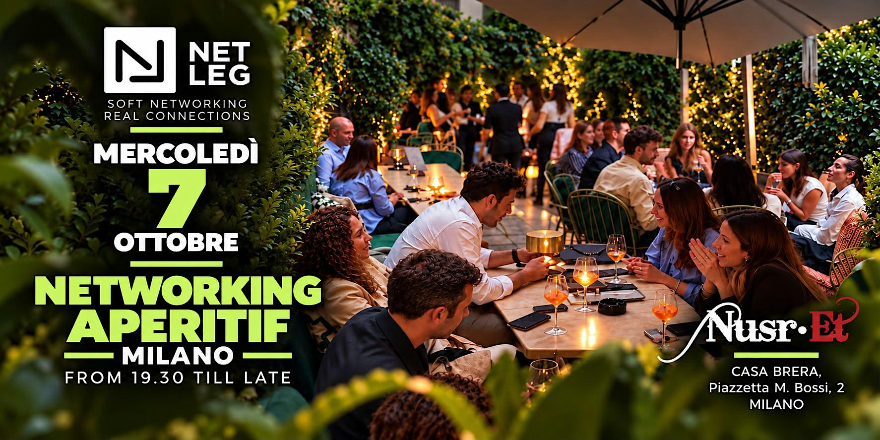 NetLeg Milano Networking Aperitif @Nusr-et Steakhouse
