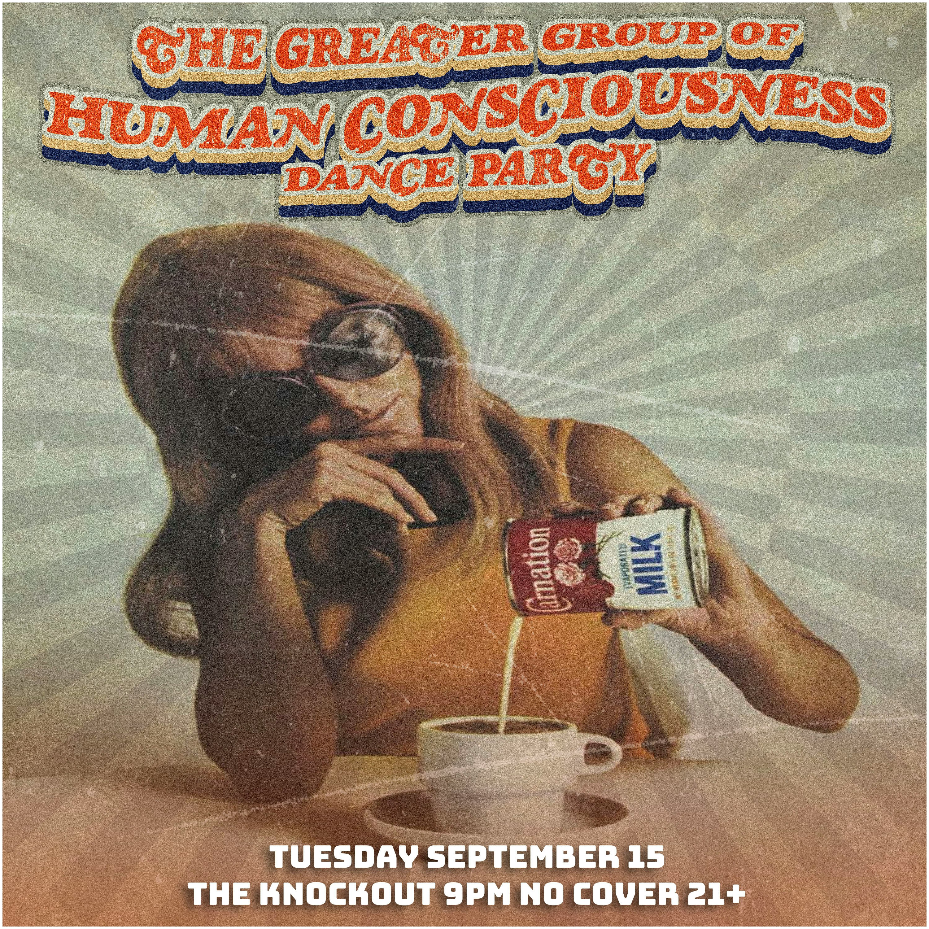 THE GREATER GROUP OF HUMAN CONSCIOUSNESS PSYCHEDELIC DANCE PARTY 