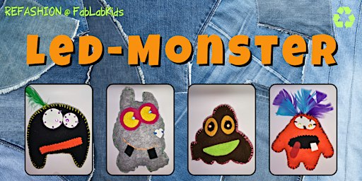 FabLabKids: LED-Monster nähen