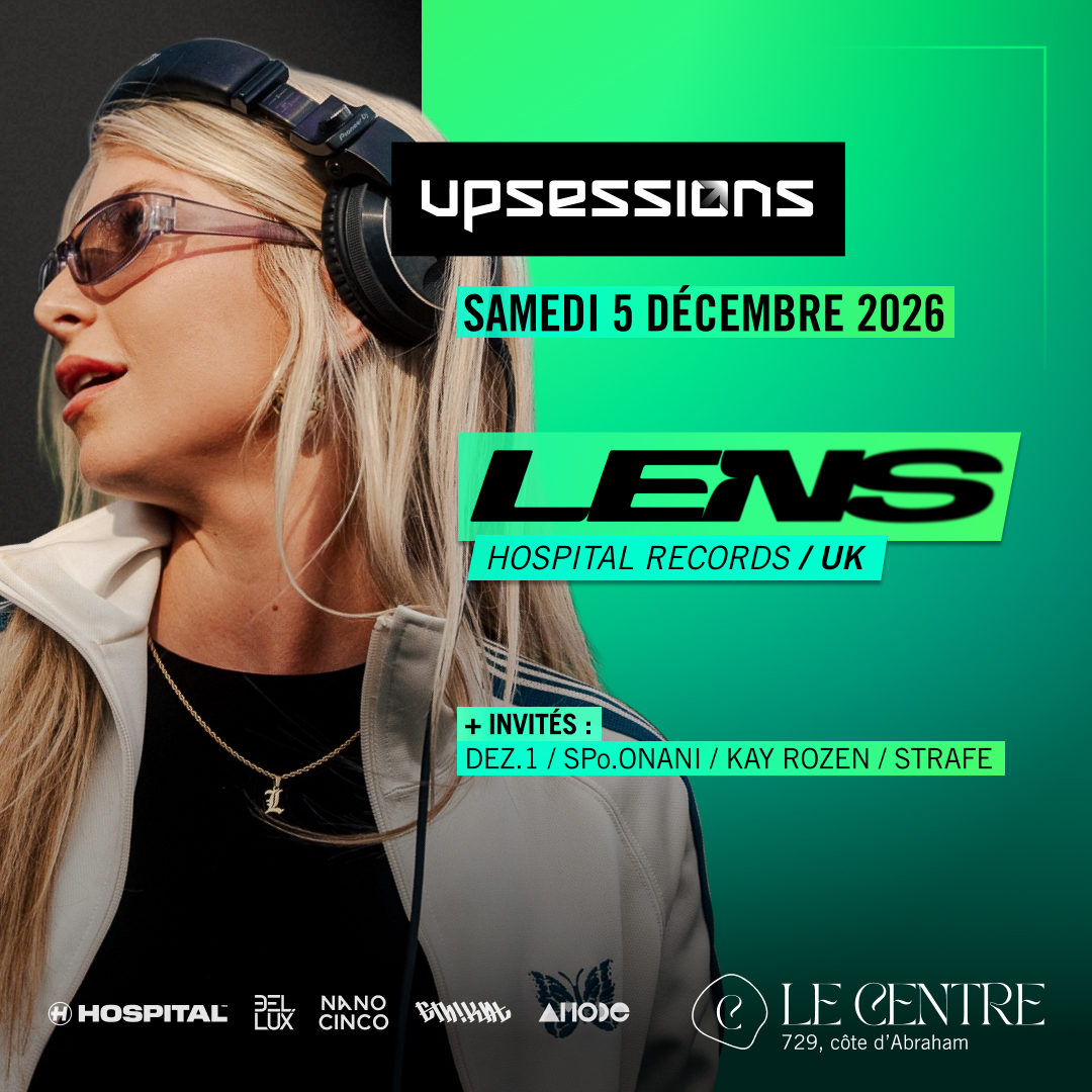 Upsessions presents Lens (UK |&nbsp;Hospital Records)