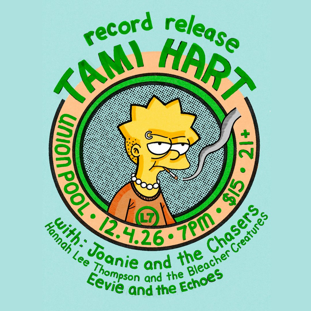 Tami Hart (Record Release) • Eviee Echoes and the Locations • Hannah Lee Thompson • Joanie and the Chasers 