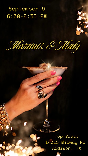 Martinis & Mahj - September 9