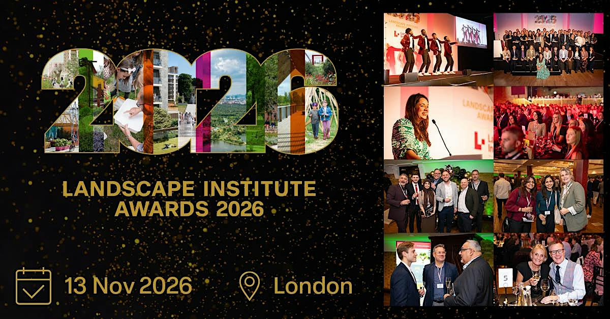 Landscape Institute Awards 2026 ceremony