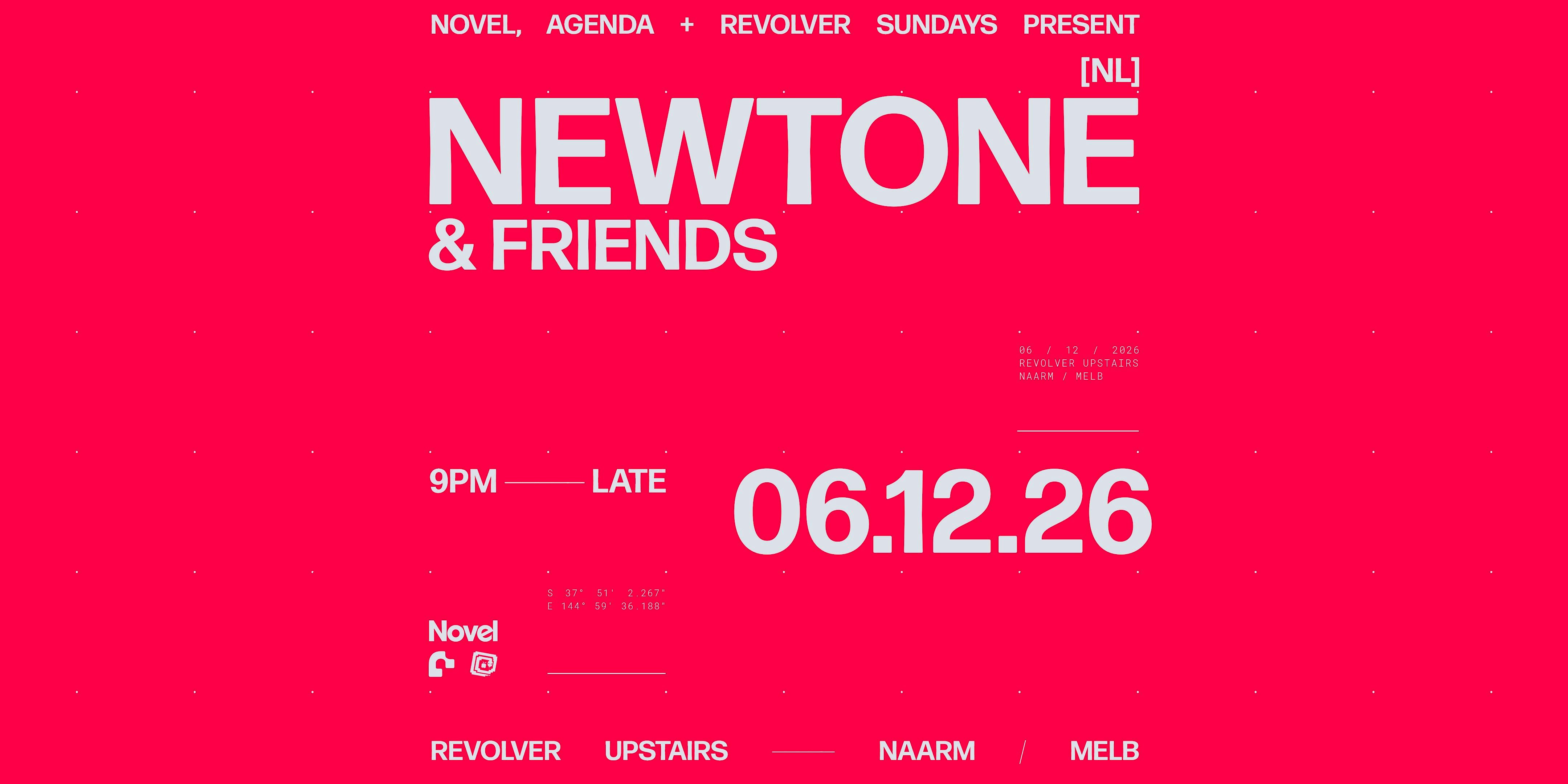 Novel, Agenda + Revolver Sundays Present NewTone & Friends