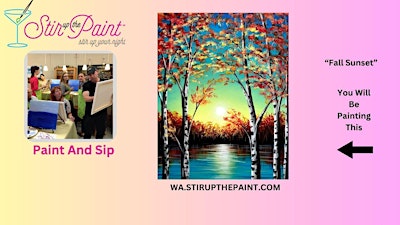 Seattle Paint and Sip, Paint Party, Paint Night  With Stir Up The Paint