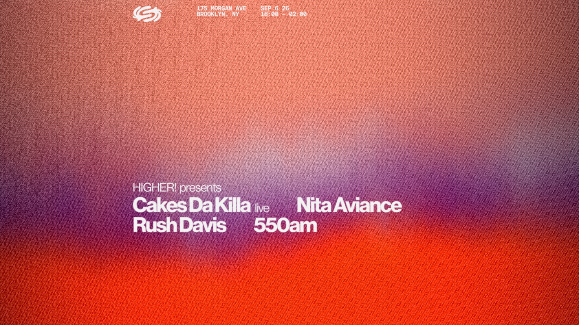 Higher!: Nita Aviance, Cakes Da Killa LIVE, Rush Davis, 550am