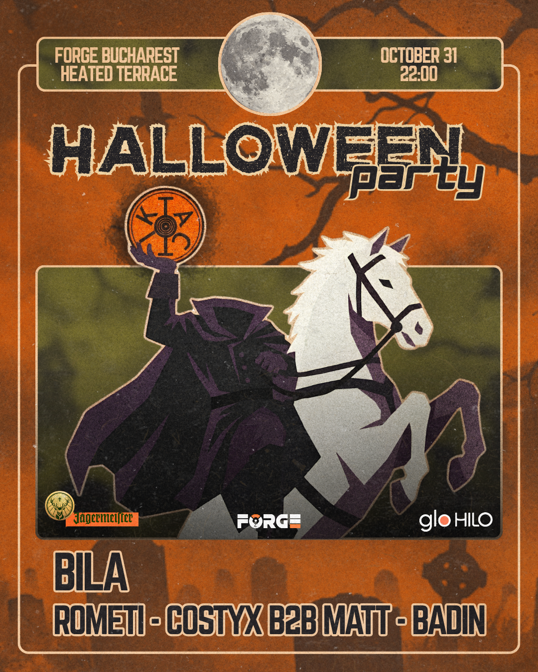 Tactik Halloween Party with BILA, Costyx, Matt, Badin, Rometi
