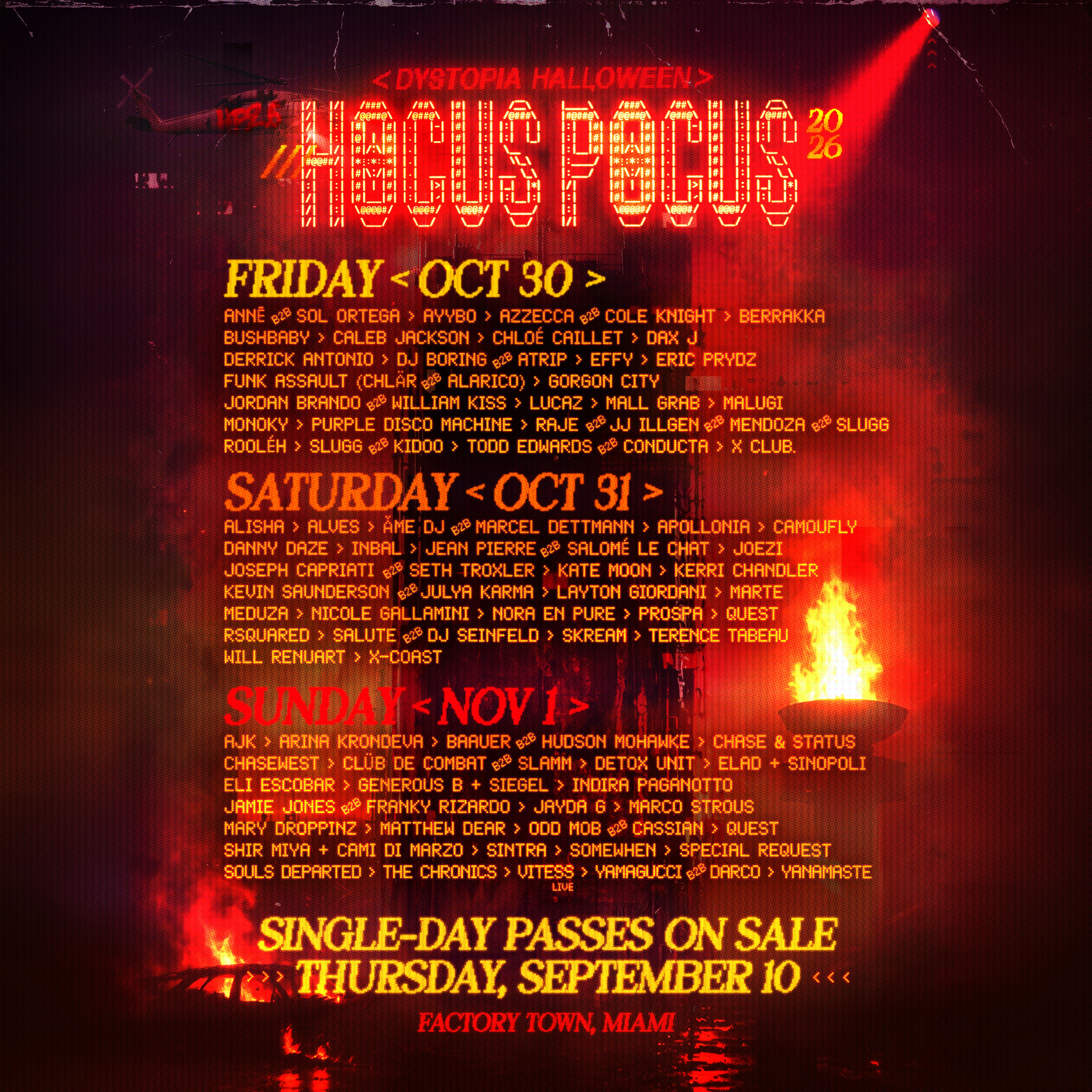 Hocus Pocus 2026 (Sunday Pass)