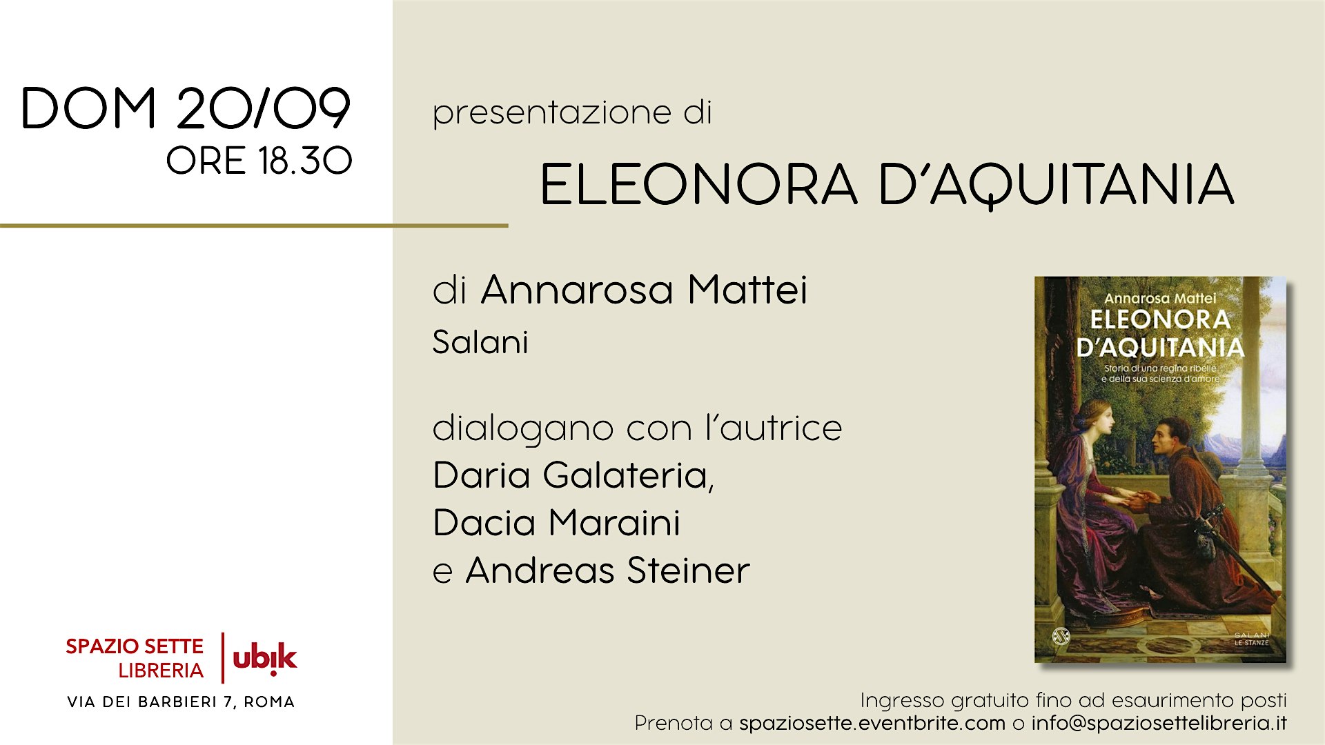 Presentazione di "Eleonora d'Aquitania"