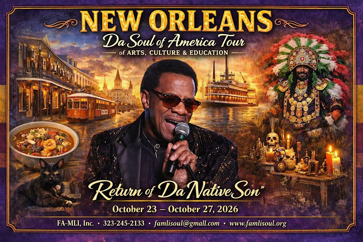New Orleans, Da Soul of America Tour of Music, Culture & Education