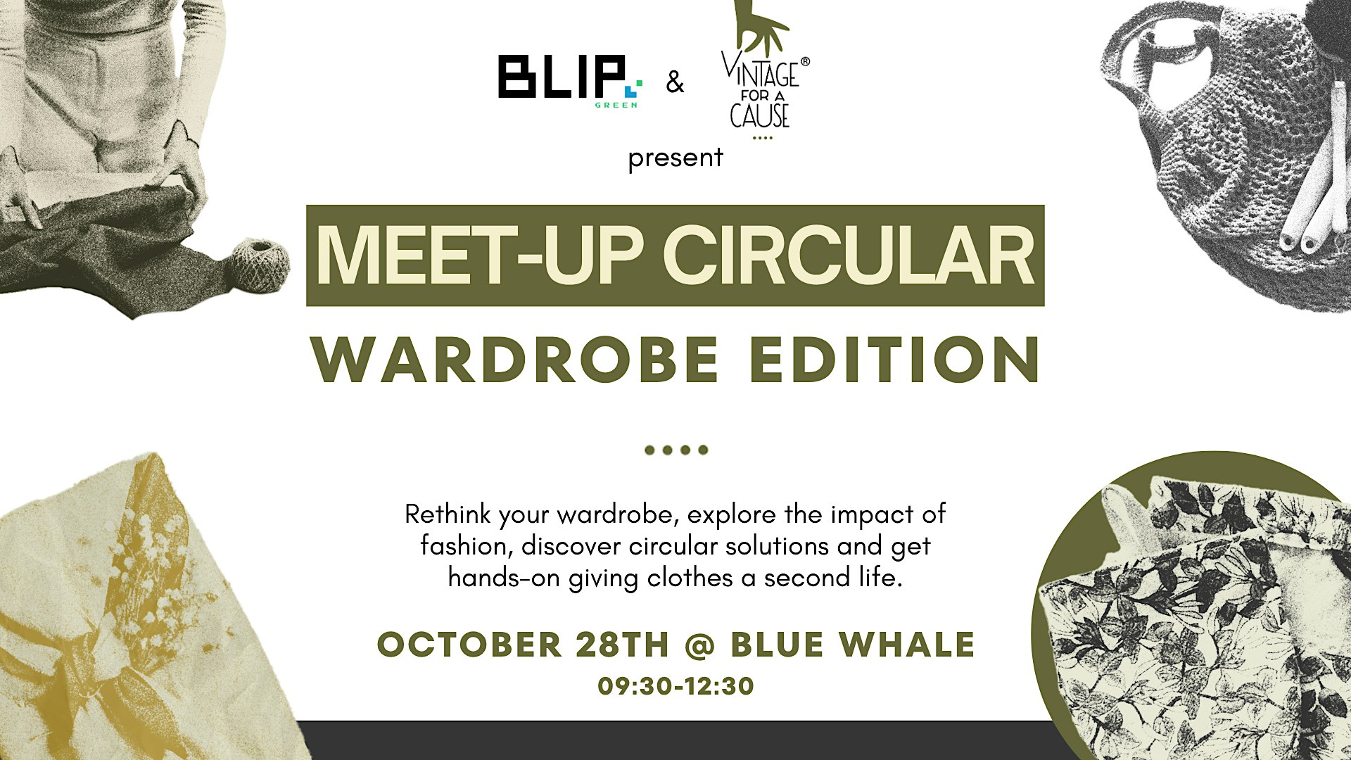 Blip Green x Vintage For a Cause Meet-Up Circular: Wardrobe Edition