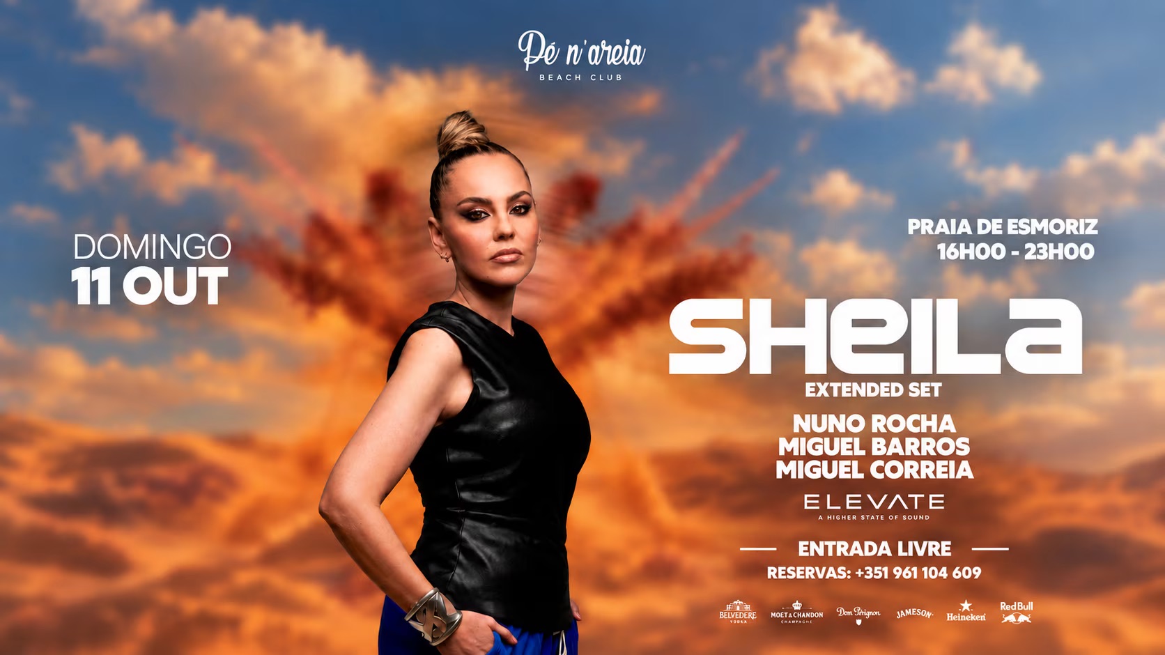 SHEILA PRES. ELEVATE AT PÉ N' AREIA BEACH CLUB